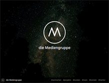Tablet Screenshot of diemediengruppe.com